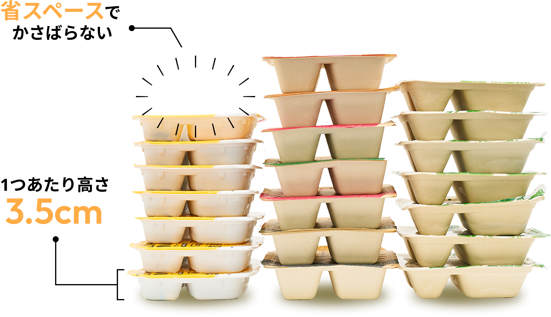 省スペースでかさばらない